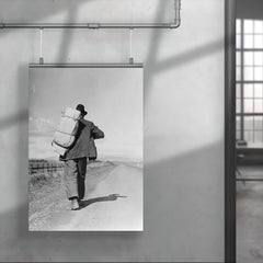 Migrant workers on the California road by Dorothea Lange poster 4