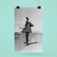 Migrant workers on the California road by Dorothea Lange poster 6