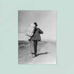 Migrant workers on the California road by Dorothea Lange poster 8