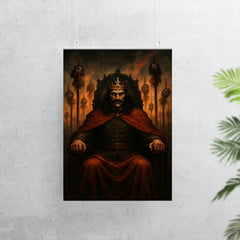 Mihnea the Bad enthroned amid impaled warnings poster 7