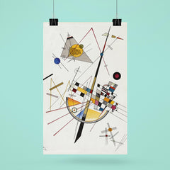Mild Tension by Wassily Kandinsky poster 6