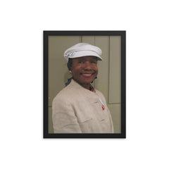 Mildred Fay Jefferson framed print on a plain backdrop in size 12"x16".