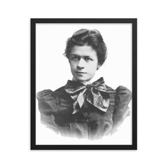 Mileva Maric framed print on a plain backdrop in size 16"x20".