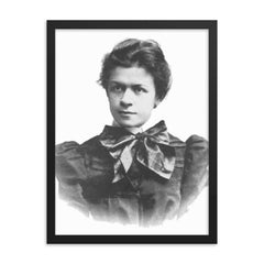 Mileva Maric framed print on a plain backdrop in size 18"x24".