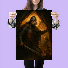 Miloš Obilić entering enemy tent poster 3