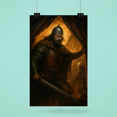 Miloš Obilić entering enemy tent poster 6