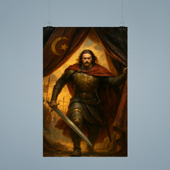 Miloš Obilić entering Ottoman tent at Kosovo poster 9