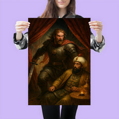 Miloš Obilić entering the Ottoman tent poster 3