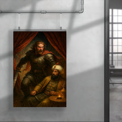 Miloš Obilić entering the Ottoman tent poster 4