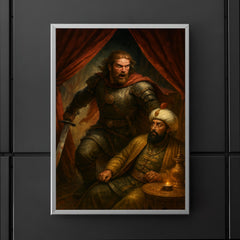 Miloš Obilić entering the Ottoman tent poster 5