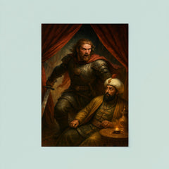 Miloš Obilić entering the Ottoman tent poster 8