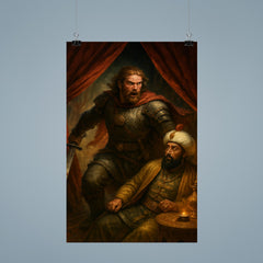 Miloš Obilić entering the Ottoman tent poster 9