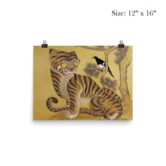 Minhwa Tiger and Magpie - Classic Korean 19th-Century Folk Painting poster 3
