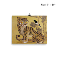 Minhwa Tiger and Magpie - Classic Korean 19th-Century Folk Painting poster 4