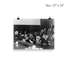 Mobsters Hiding Their Faces at Al Capone's Trial, 1931 poster 3