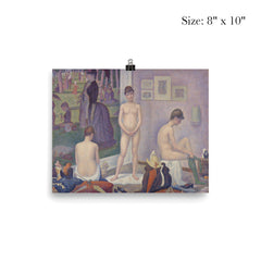 Models Poseuses by Georges Seurat poster 4