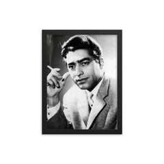 Mohammad Ali Fardin framed print on a plain backdrop in size 12"x16".