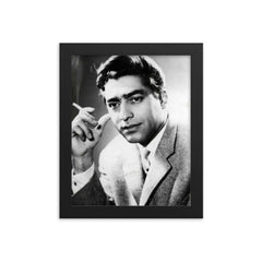 Mohammad Ali Fardin framed print on a plain backdrop in size 8"x10".