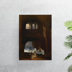 Monks in a Monastery by Franz Ludwig Catel, 1856 poster 7