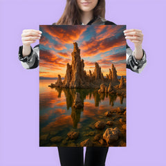 Mono Lake Tufa Towers California USA poster 3