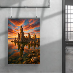 Mono Lake Tufa Towers California USA poster 4