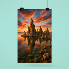 Mono Lake Tufa Towers California USA poster 6