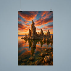 Mono Lake Tufa Towers California USA poster 9