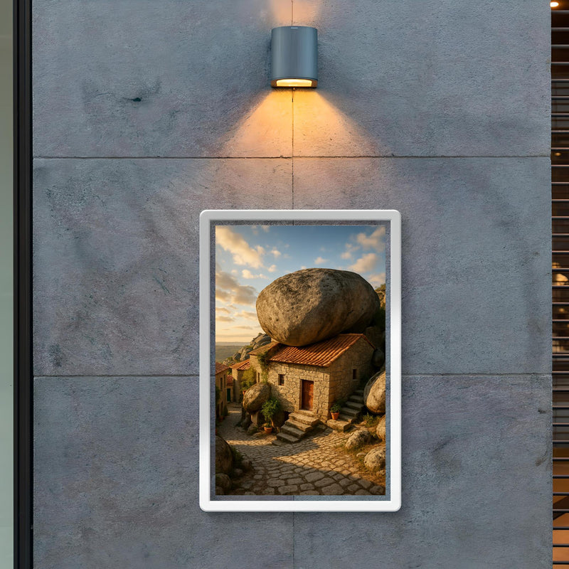 Monsanto Boulder Houses Portugal poster 2