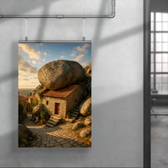 Monsanto Boulder Houses Portugal poster 4