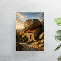 Monsanto Boulder Houses Portugal poster 7