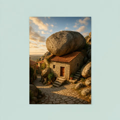 Monsanto Boulder Houses Portugal poster 8