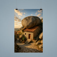 Monsanto Boulder Houses Portugal poster 9