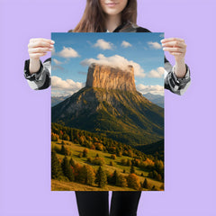 Mont Aiguille Vercors France poster 3