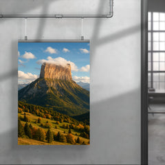 Mont Aiguille Vercors France poster 4