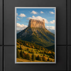 Mont Aiguille Vercors France poster 5