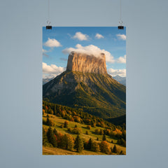 Mont Aiguille Vercors France poster 9