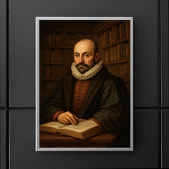 Montaigne tower library portrait poster 5