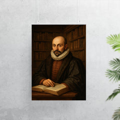 Montaigne tower library portrait poster 7