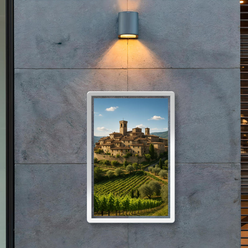 Montefioralle Tuscany Italy poster 2