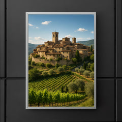 Montefioralle Tuscany Italy poster 5