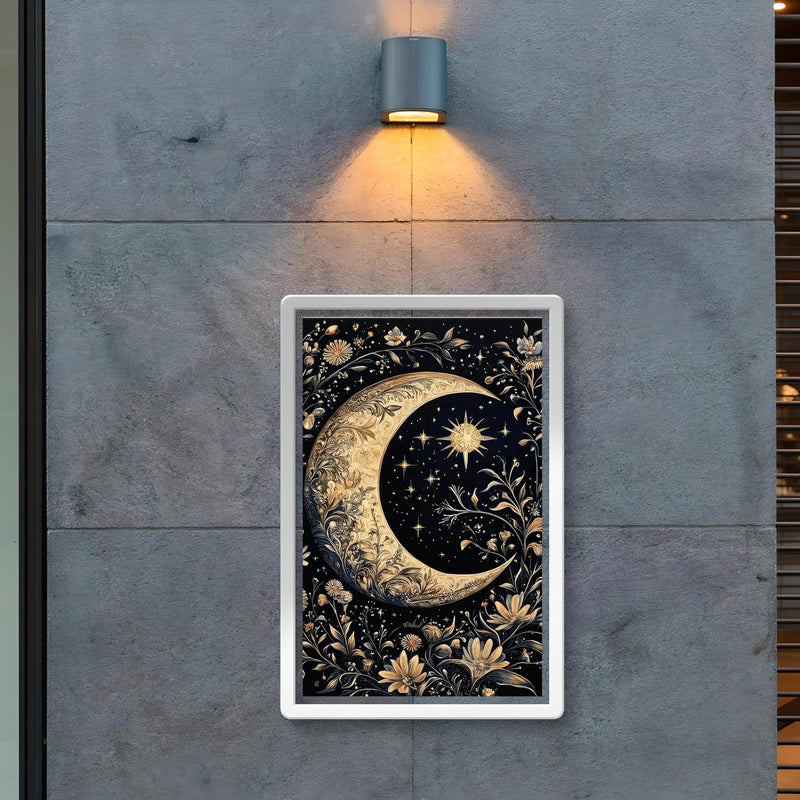 Moon and Stars by William Morris poster 2