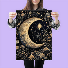 Moon and Stars by William Morris poster 3