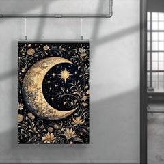 Moon and Stars by William Morris poster 4