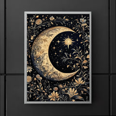 Moon and Stars by William Morris poster 5