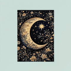 Moon and Stars by William Morris poster 8