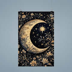 Moon and Stars by William Morris poster 9