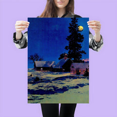 Moonlight Night by Maxfield Parrish, 1942 poster 3