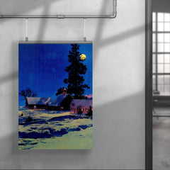 Moonlight Night by Maxfield Parrish, 1942 poster 4