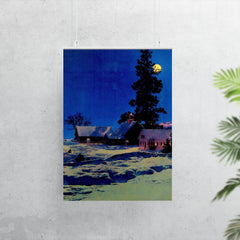 Moonlight Night by Maxfield Parrish, 1942 poster 7