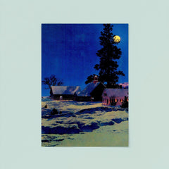 Moonlight Night by Maxfield Parrish, 1942 poster 8